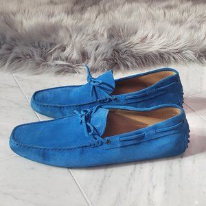 Tod's Gommino Driving Loafers in Blue Men Size 12